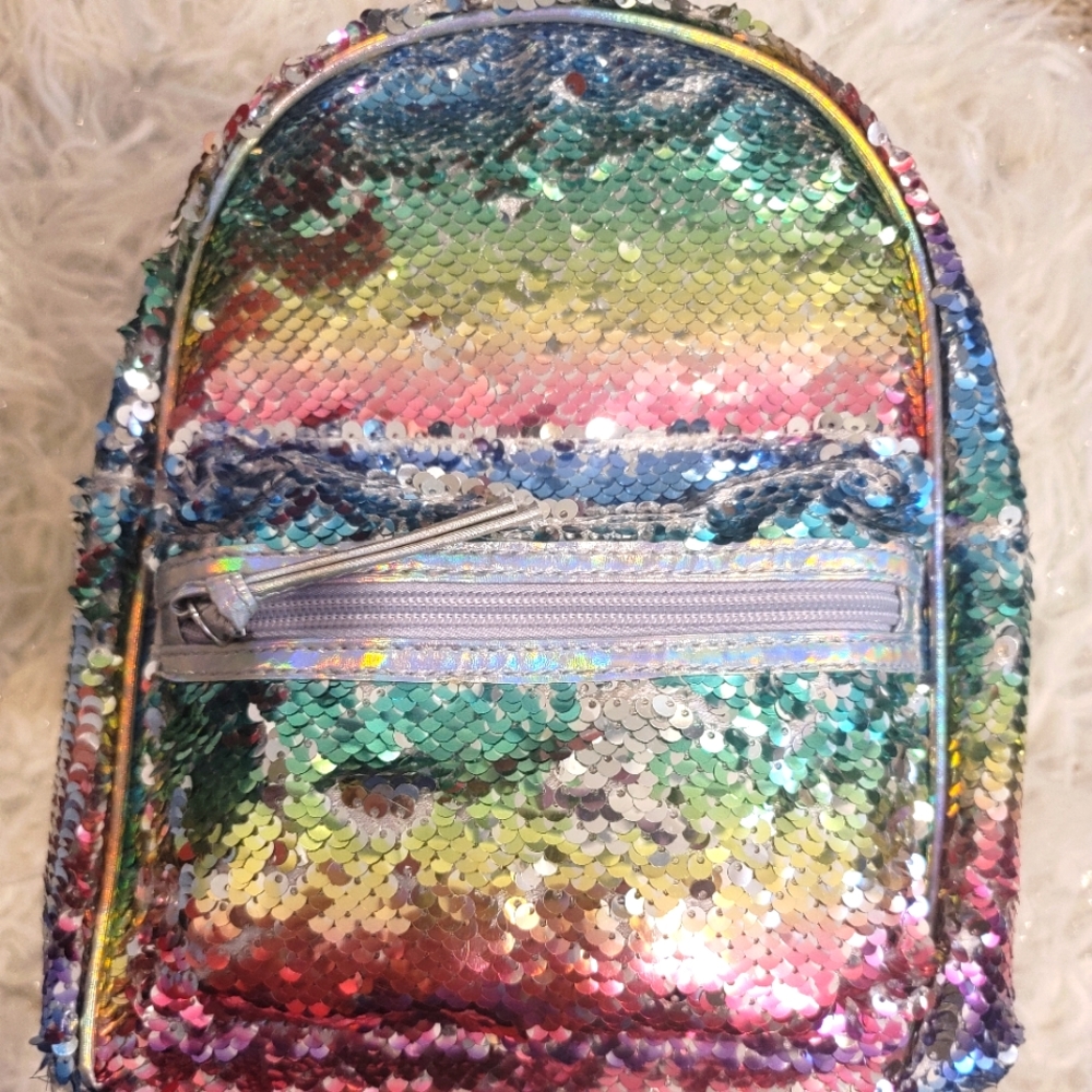 Girls Sequined Backpack